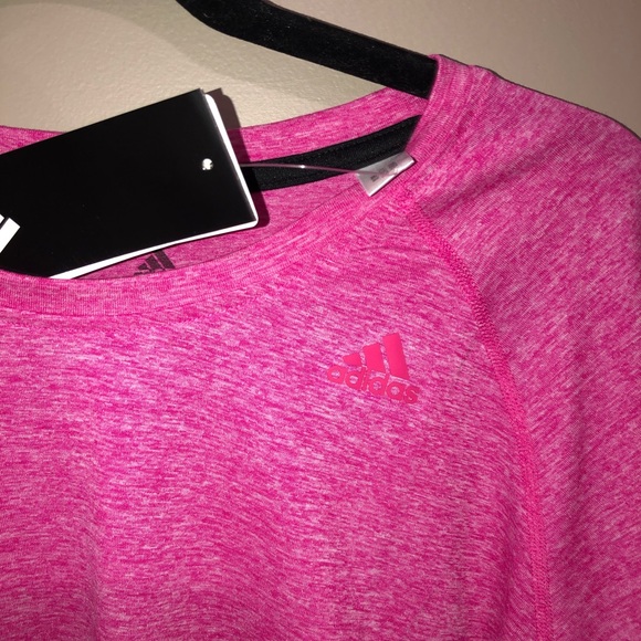 Adidas Tech Prime 3s Tee Pink - Picture 2 of 3